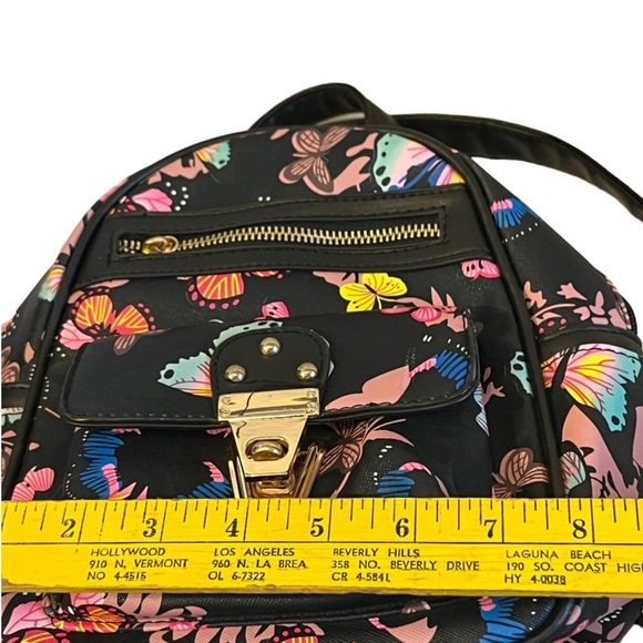 Floral Mini Purse Backpack and Wallet - Picture 4 of 6